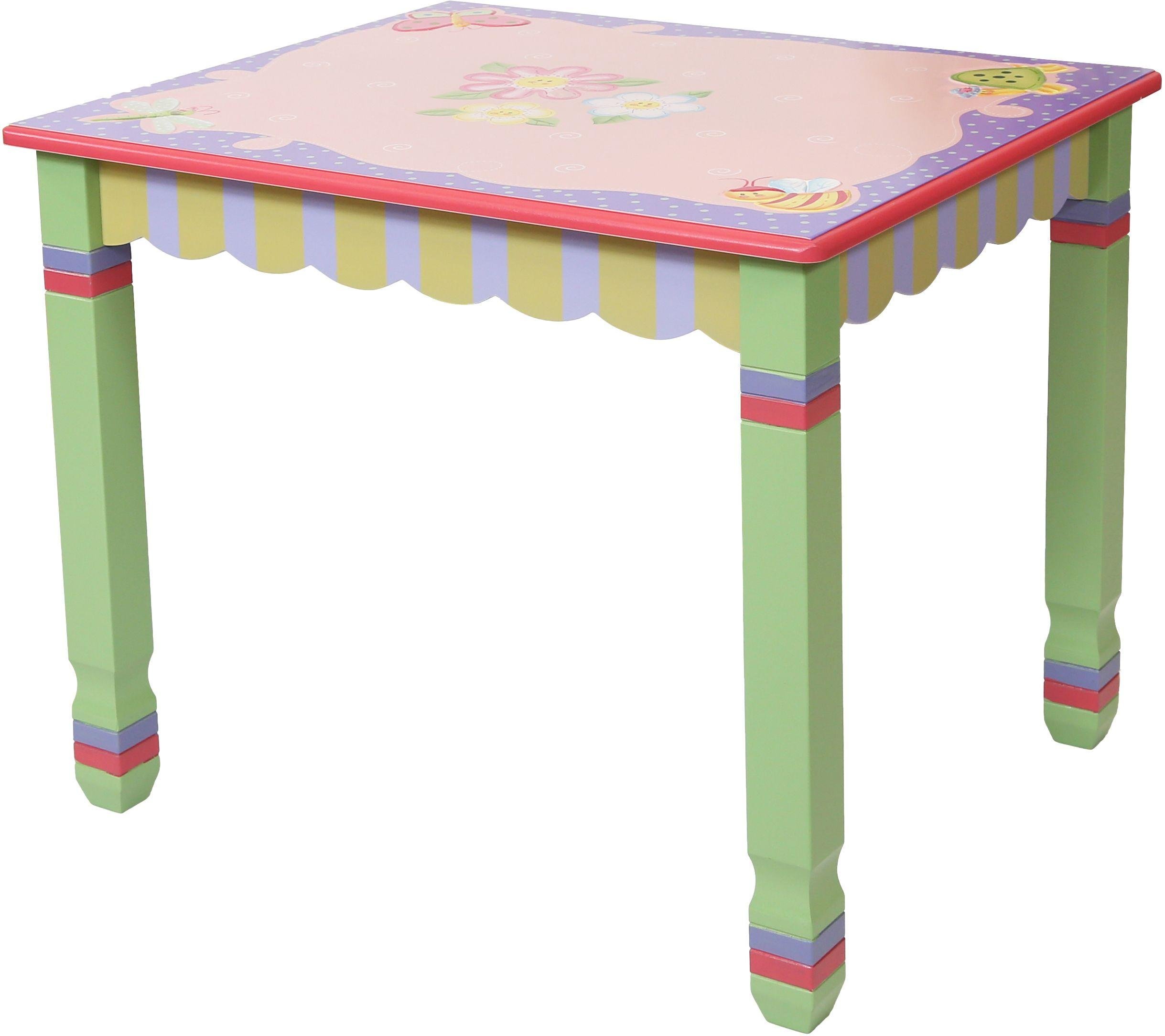 Разноцветный столик для детей