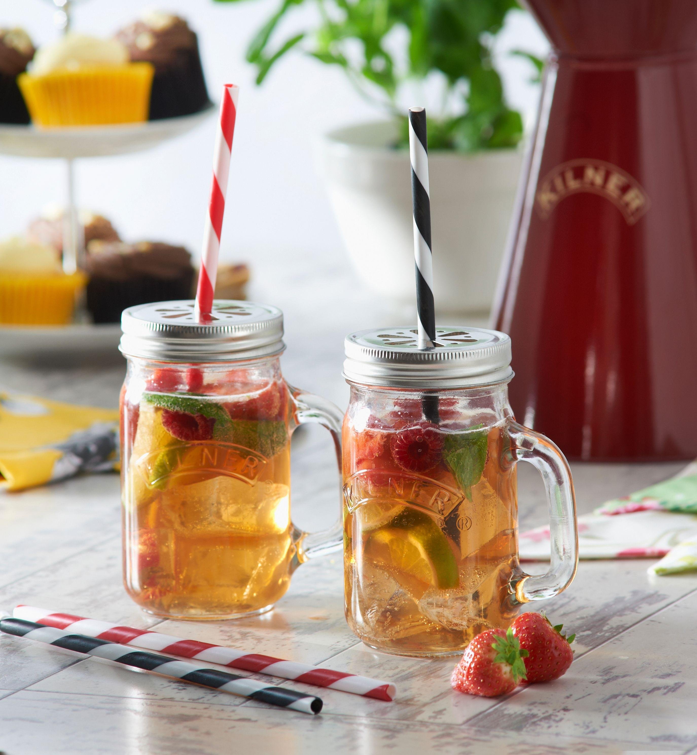 Kilner Set of 2 Mugs and Straw Set