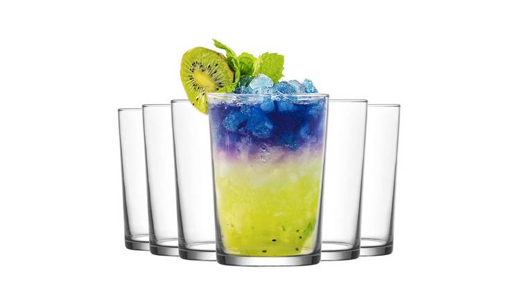 LAV Bodega Highball Glasses - 520ml - Clear - Pack of 6
