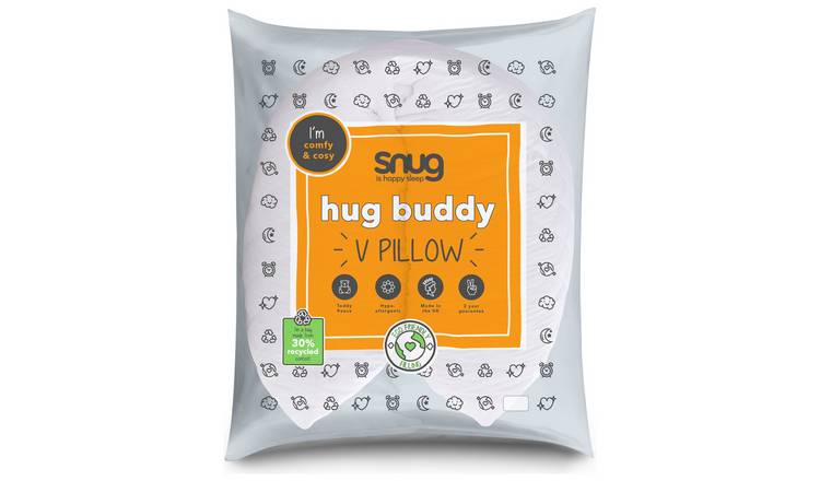 Snug Hug Buddy V Shaped Hollowfibre Medium Pillow