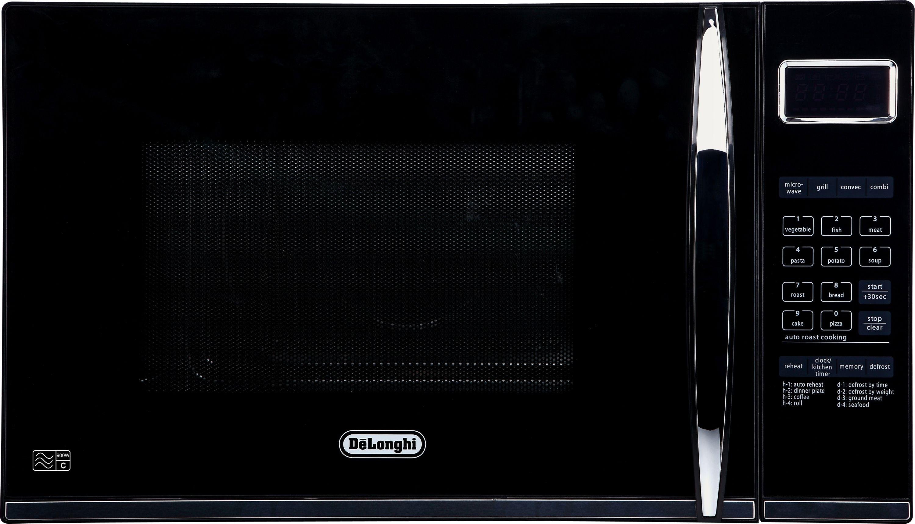 De Longhi 900W Combination Microwave EC92 Black 3057627