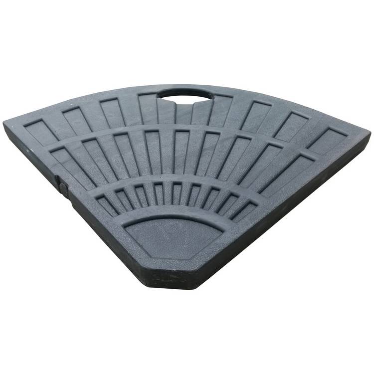 Argos Home Single Plastic Quarter Parasol Base - Black 0