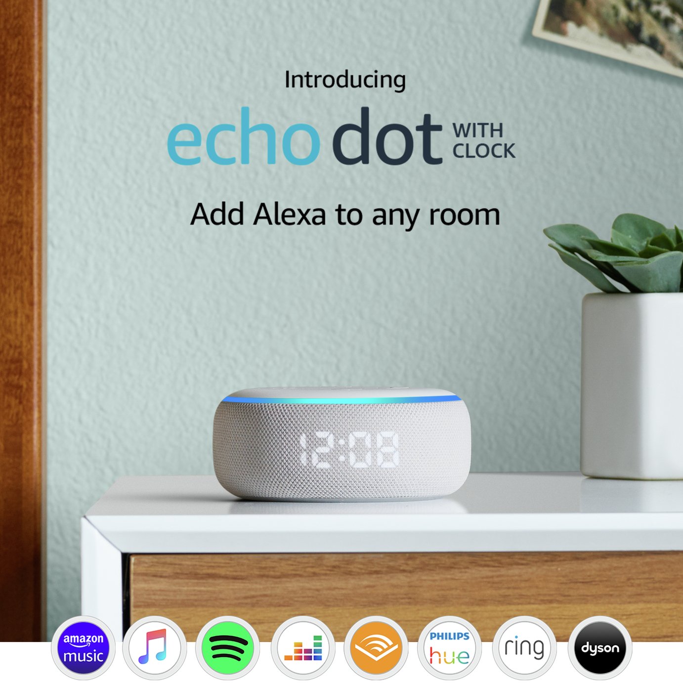 Echo Dot With Clock Smart Speaker with Alexa Review
