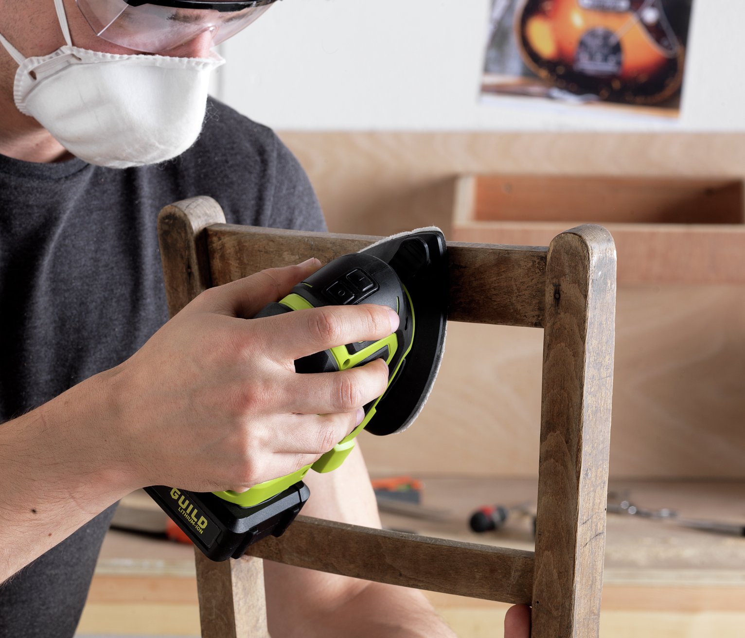 Guild 1.5Ah Cordless Detail Sander Reviews Updated November 2023