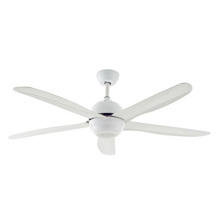 Argos Home Modern Remote Control Ceiling Fan - White 0