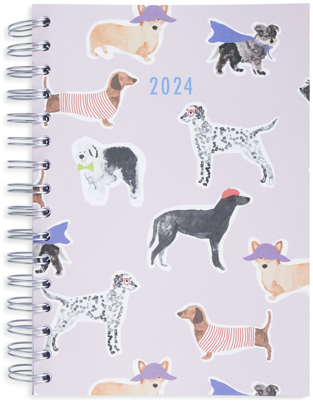 Argos Home A5 Day to Page Dogs Diary 2024