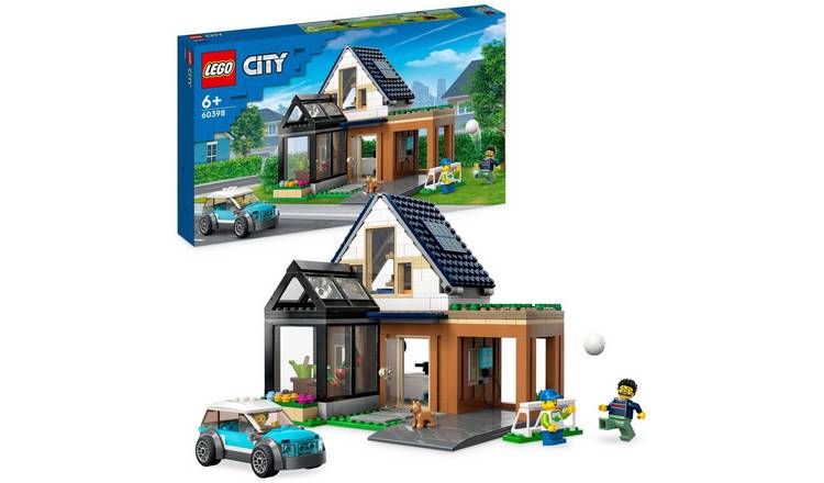 Buy LEGO City Family House and Electric Car Toy Playset 60398, null