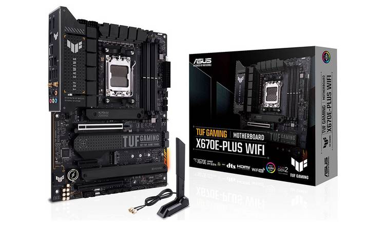 ASUS ROG CROSSHAIR X670E HERO (Socket AM5) USB-C Gen2 AMD Motherboard with  LED Lighting ROG CROSSHAIR X670E HERO - Best Buy