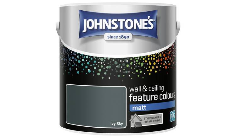 Buy Johnstone's Wall Matt Matt Paint 2.5L - Ivy Sky | Paint | Argos