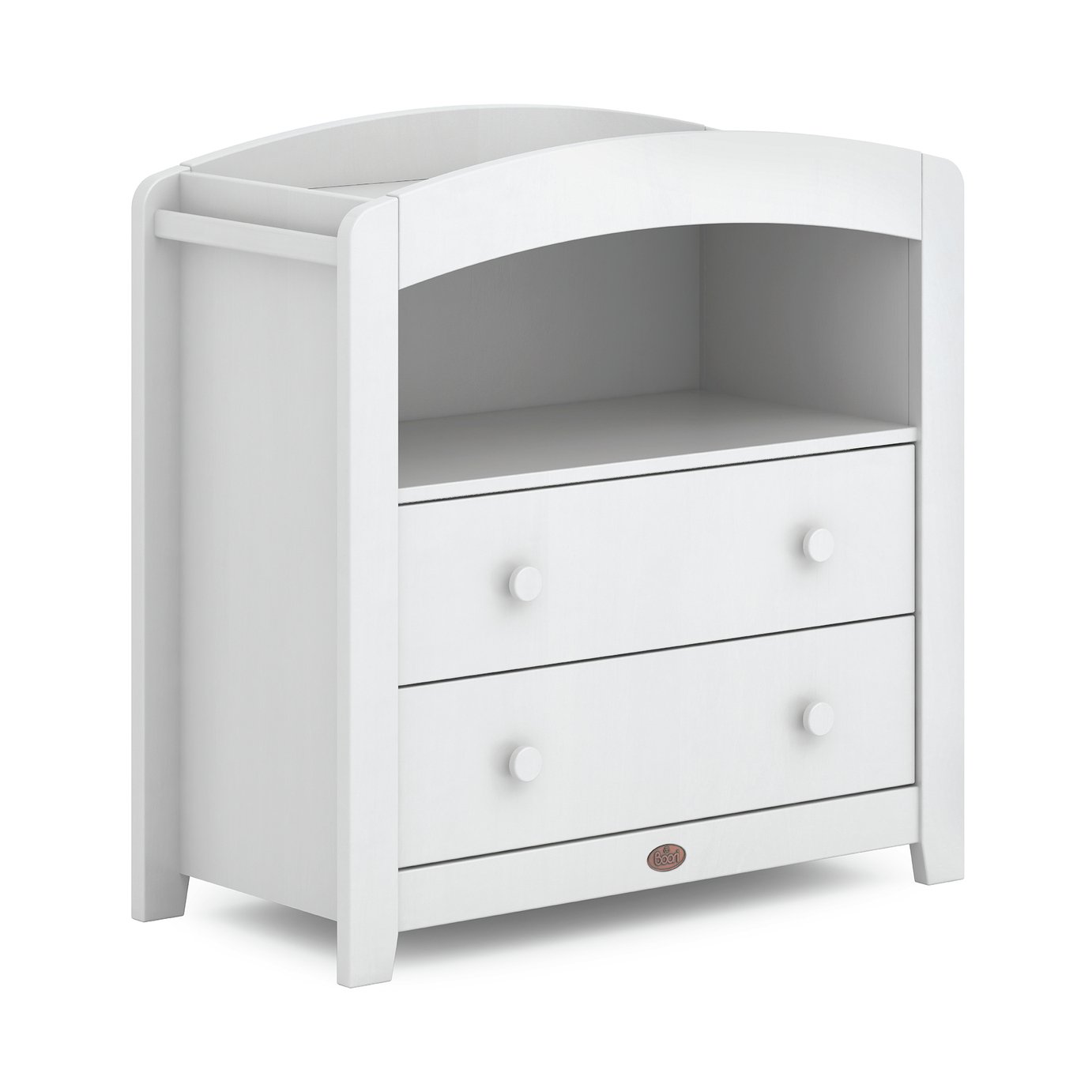 Boori Curved 2 Drawer Chest Changer - White