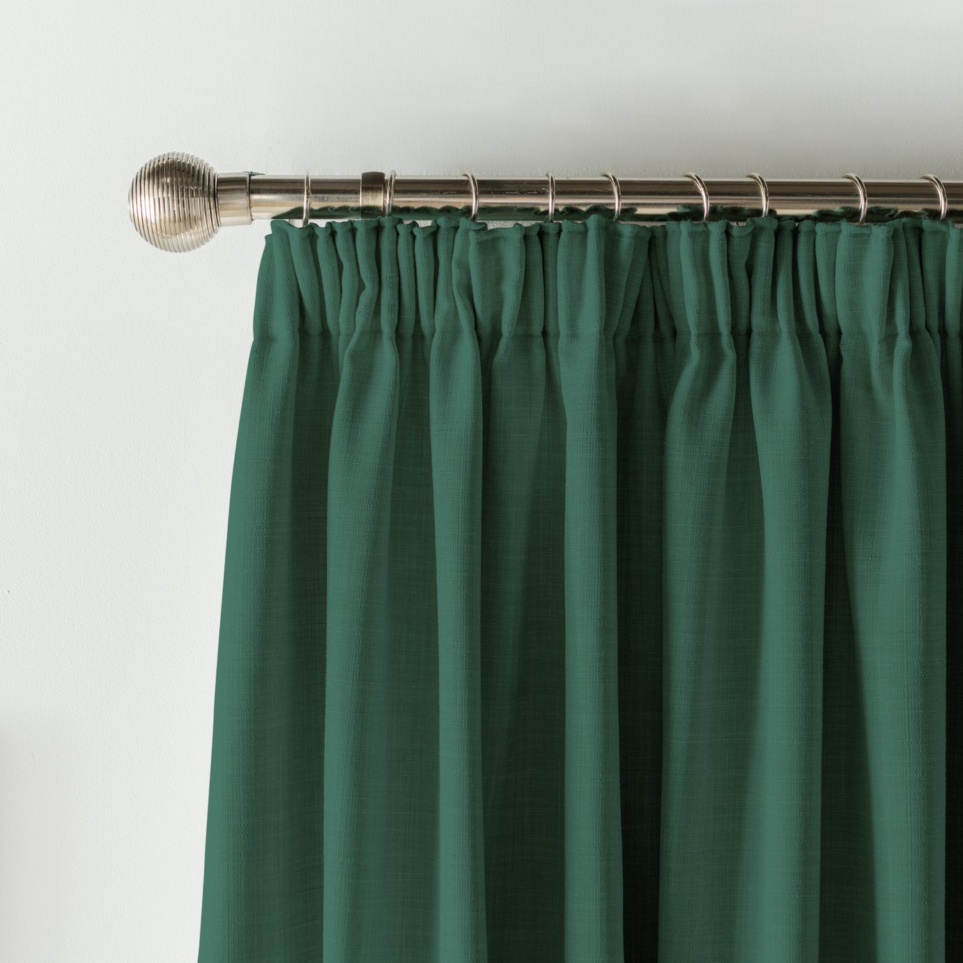 Argos Home Thermal Door Curtain - Green