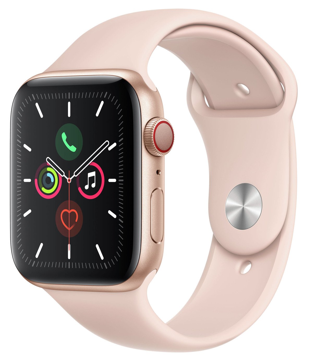 Apple Watch S5 Cellular 44mm Gold Alu / Pink Band