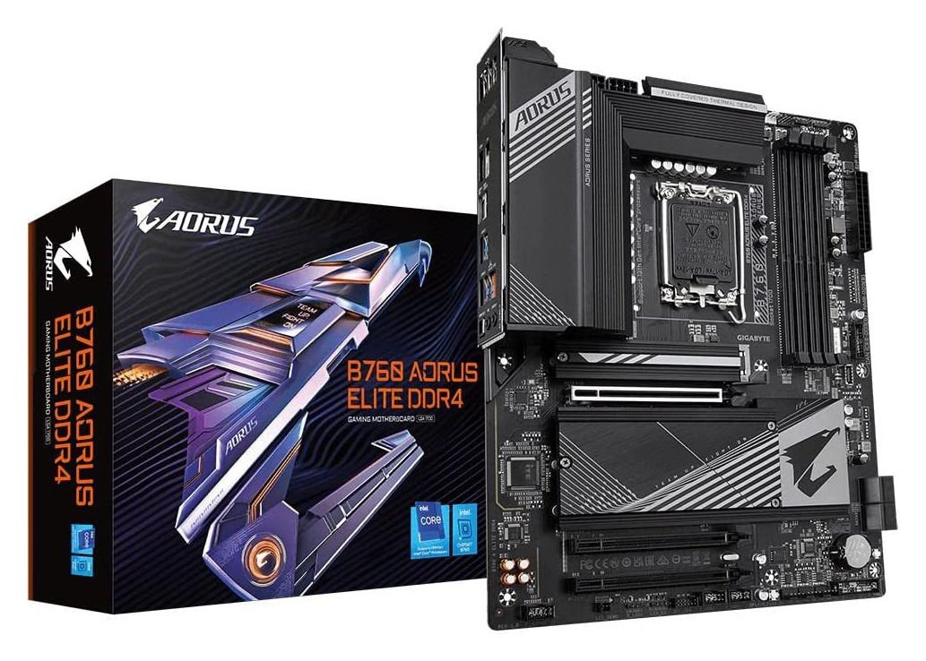 Gigabyte 1700 Intel B760 Aorus Elite AX DDR4 Motherboard