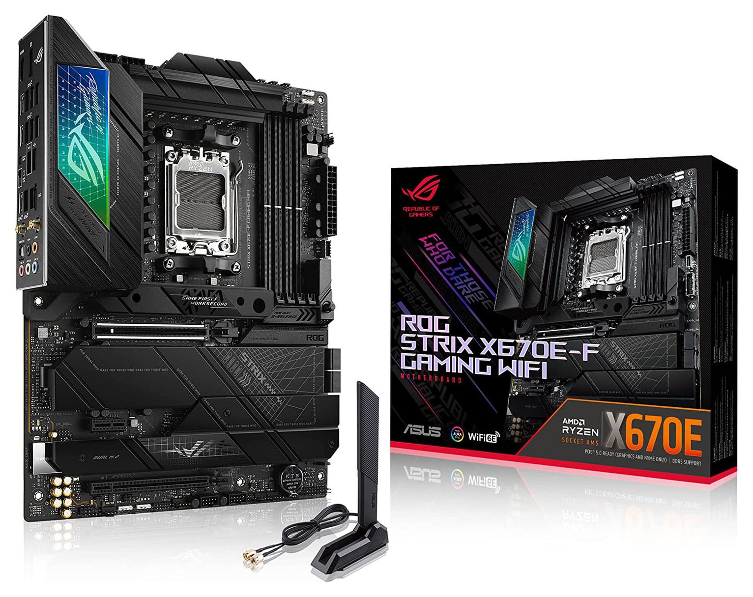 ASUS AM5 ROG Strix AMD X670E-F Gaming Wi-Fi Motherboard