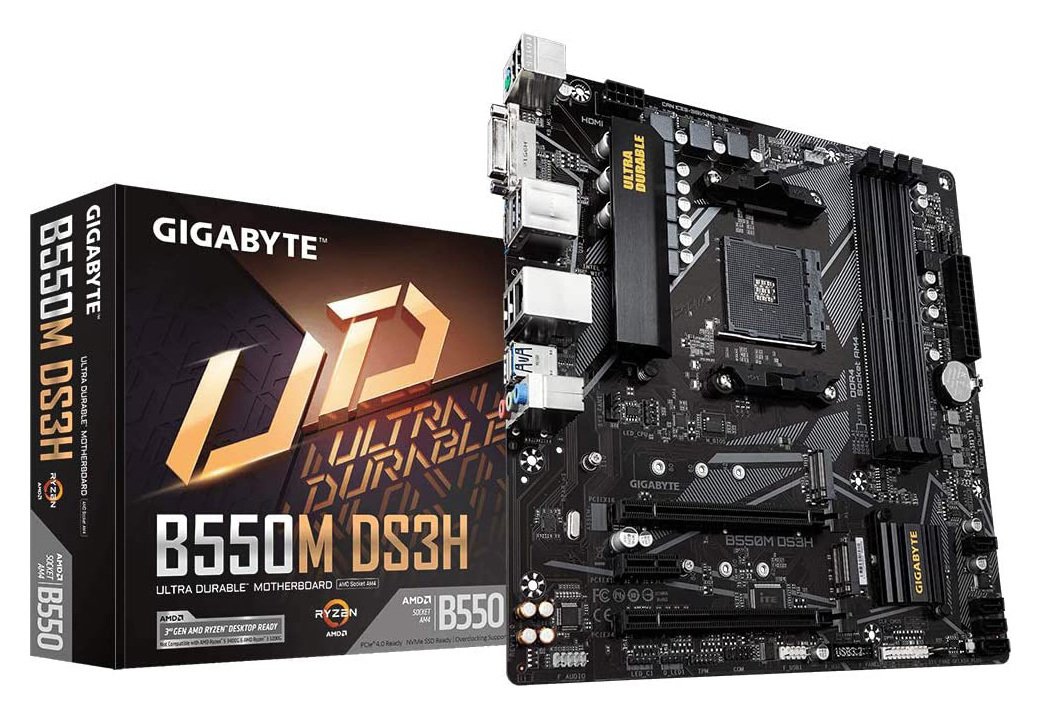 Gigabyte AM4 AMD B550M DS3H M-ATX Motherboard