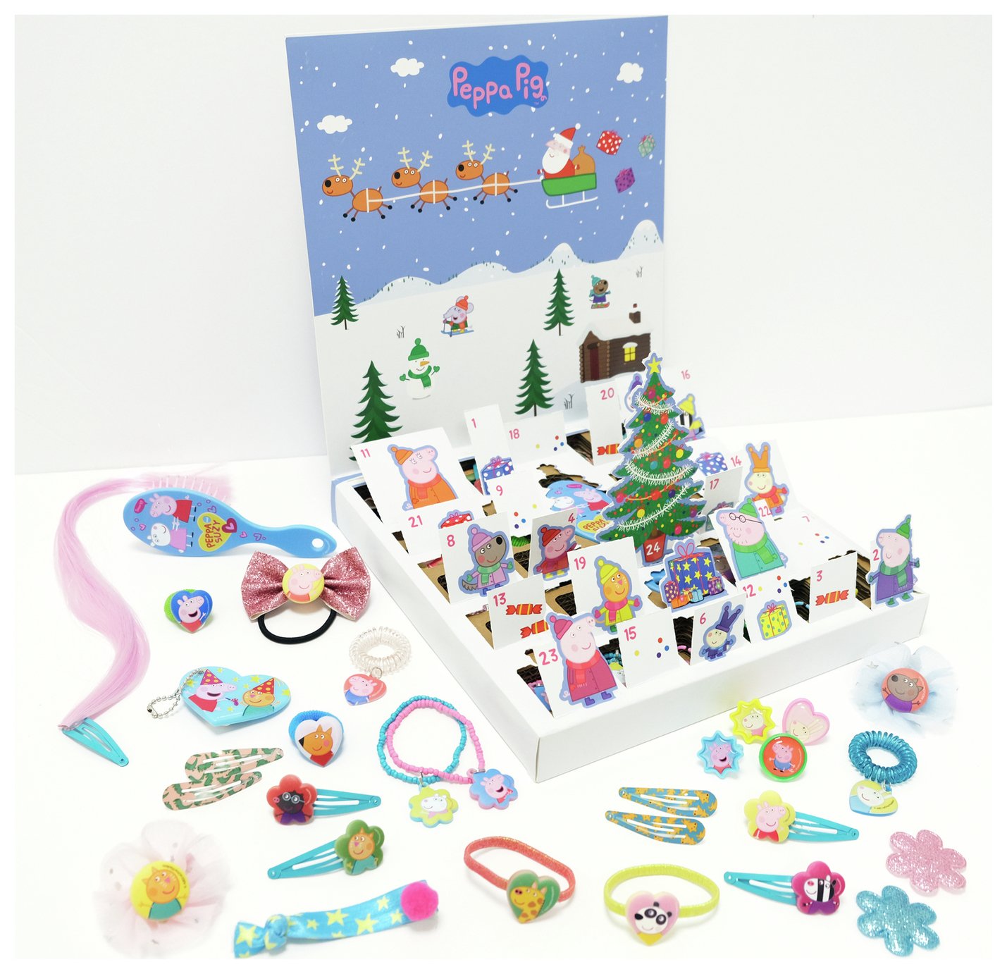 Peppa Pig Hair Accessories Advent Calendar (3063013) Argos Price