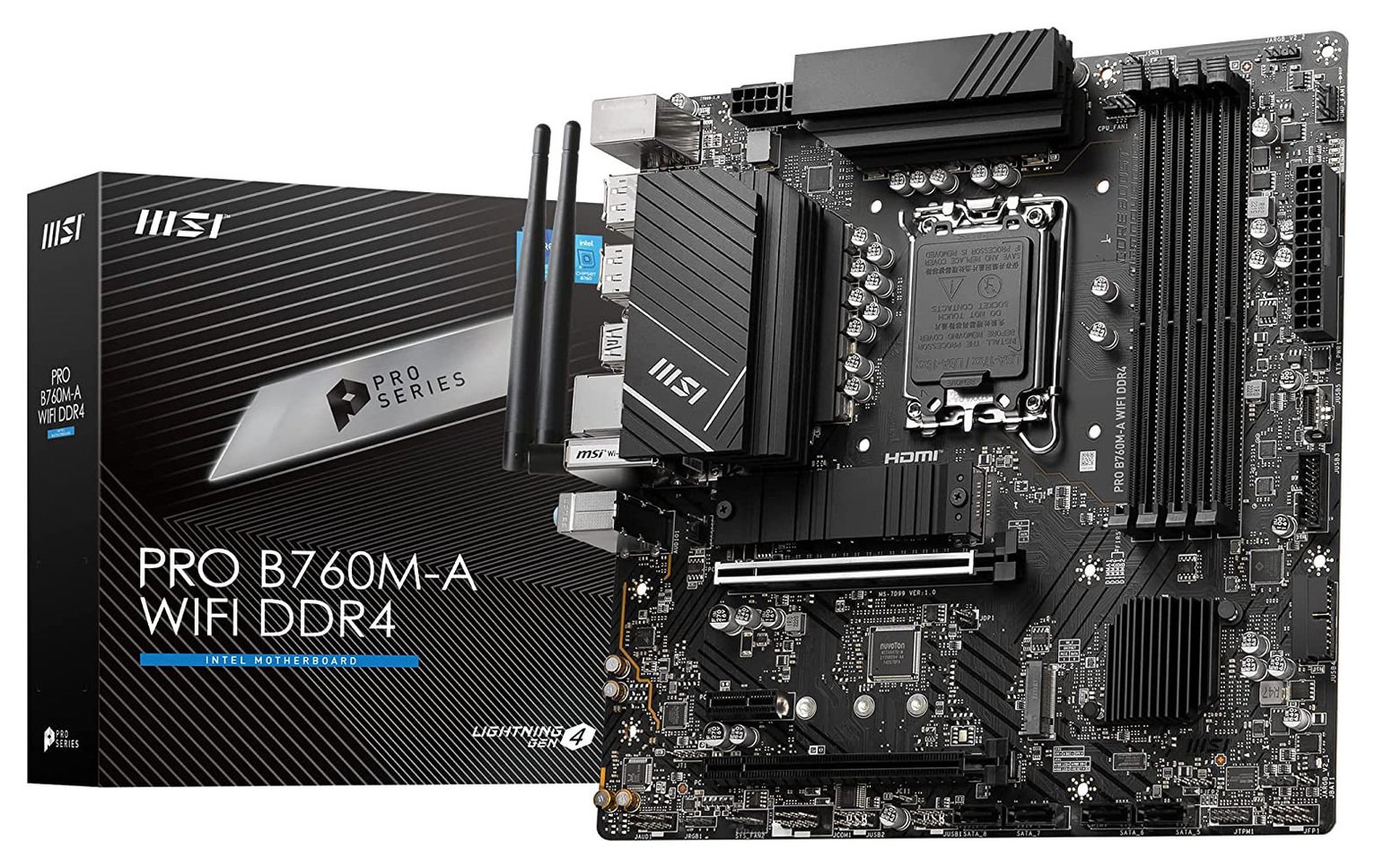 MSI PRO B760M-A Wi-Fi Intel 1700 Motherboard