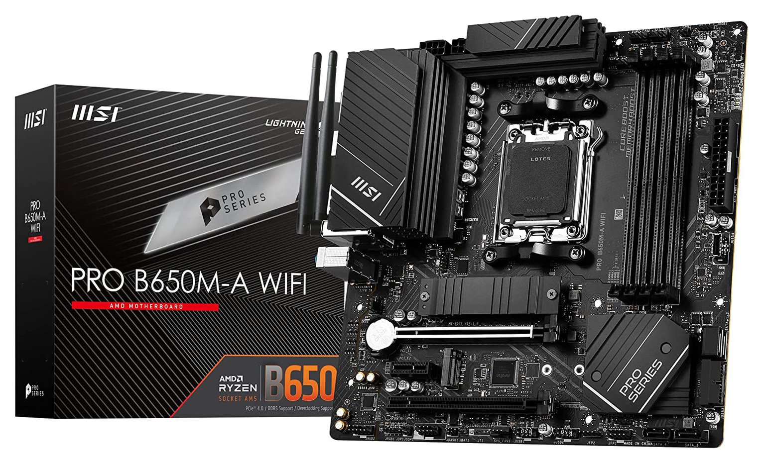 MSI Pro B650M-A Wi-Fi AMD Motherboard 