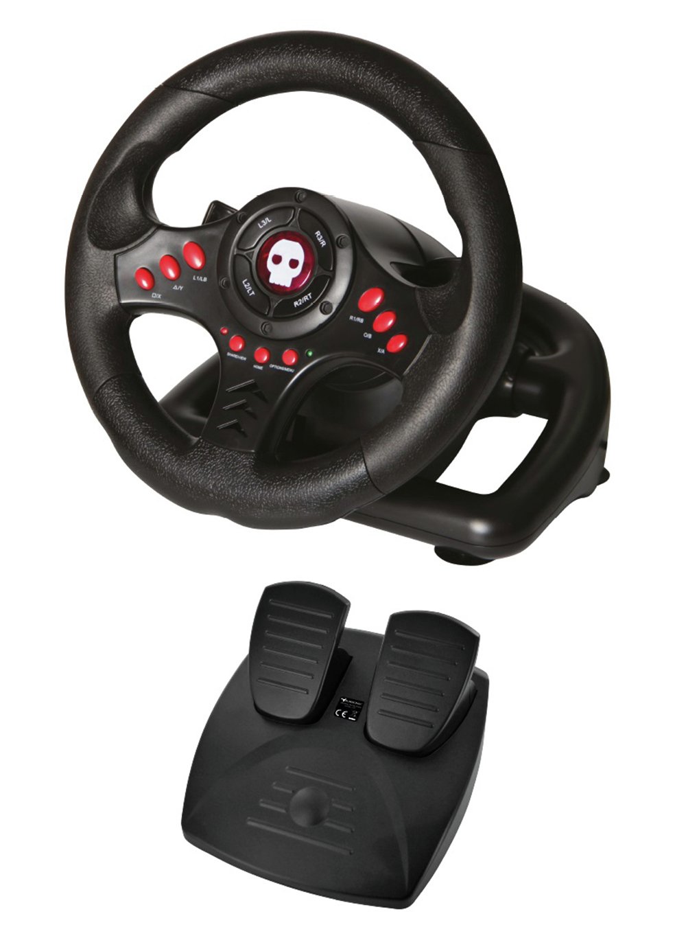 Numskull NS101 Steering Wheel & Pedals for PS4, Xbox, PC