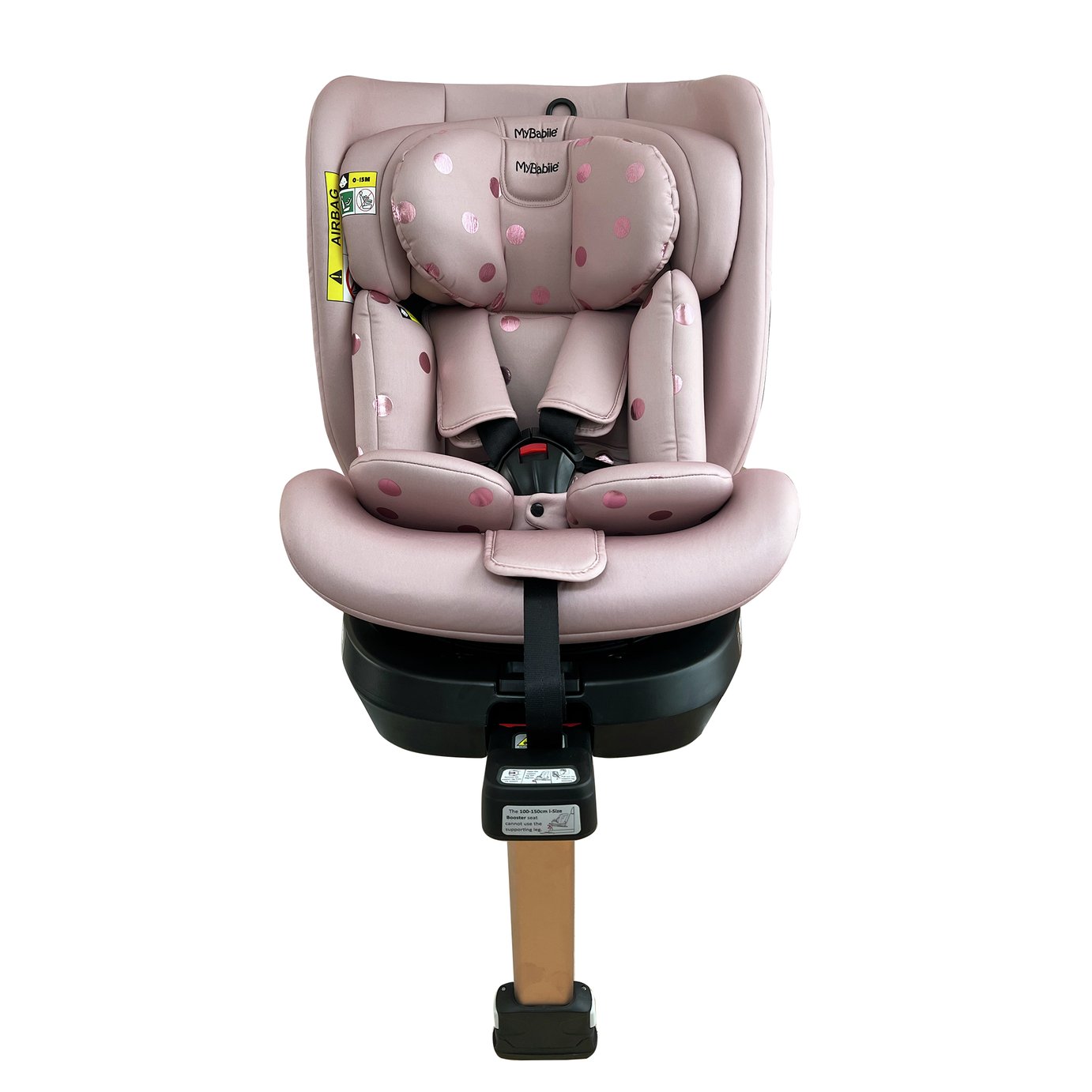 My Babiie Pink Spot Spin Car Seat