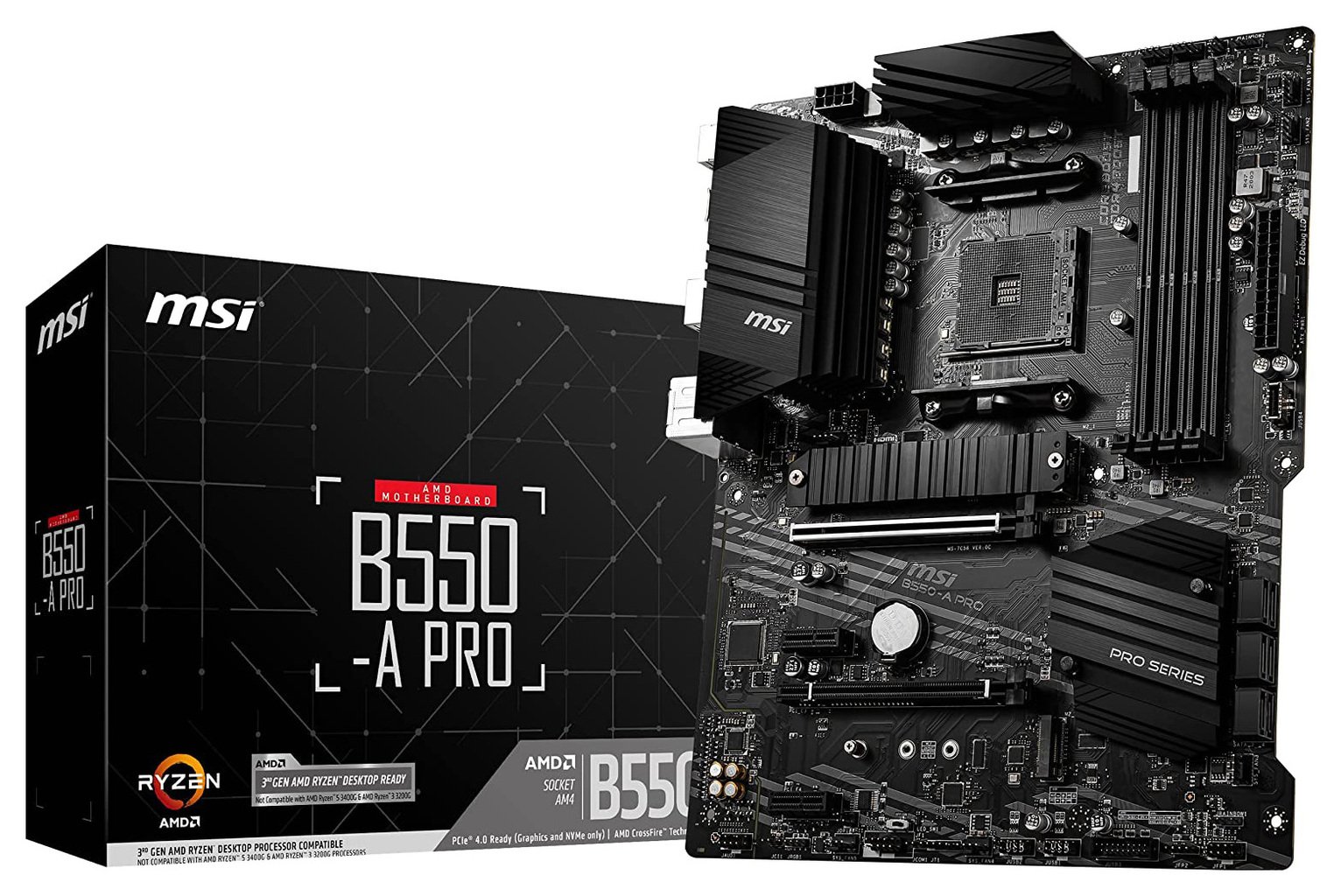 MSI AM4 AMD B550-A Pro Motherboard