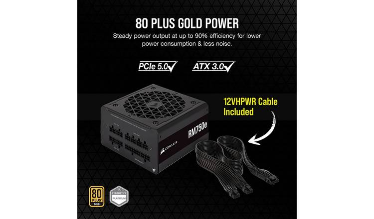 Buy Corsair RM750E 750 Watt Power Supply PSU Argos