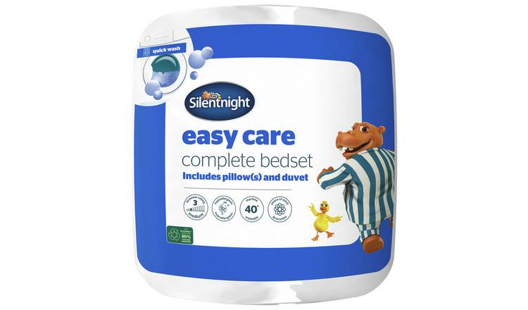 Silentnight Easy Care 10.5 Tog Duvet & 2 Pillows - Double