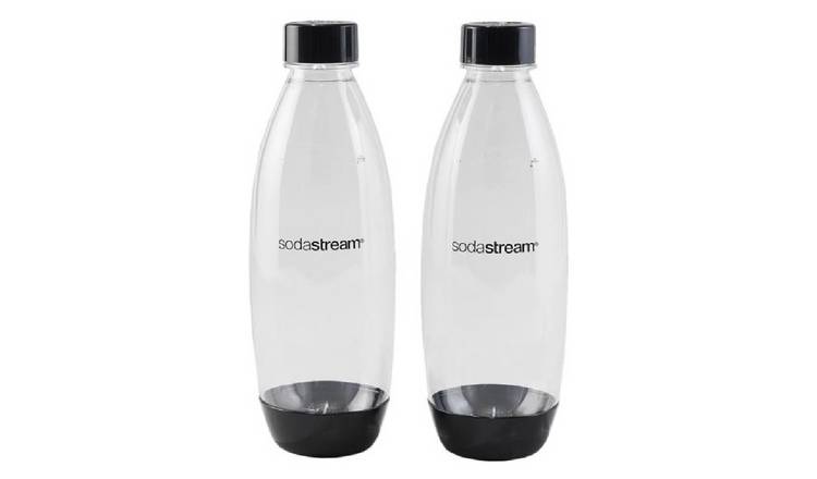 SodaStream 2 x 1 Litre Dishwasher Safe Carbonating Bottles