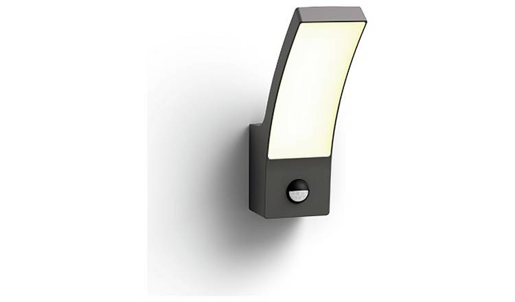 Philips LED Splay Outdoor Wall Light with PIR
