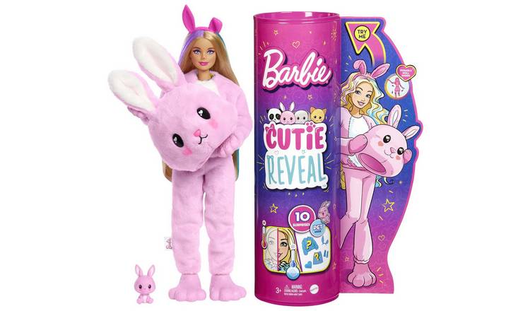 Barbie Cutie Reveal Doll with Bunny Plush Costume - 30cm