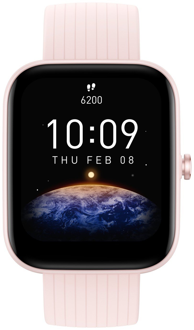 Amazfit BIP 3 Pro Smart Watch - Pink