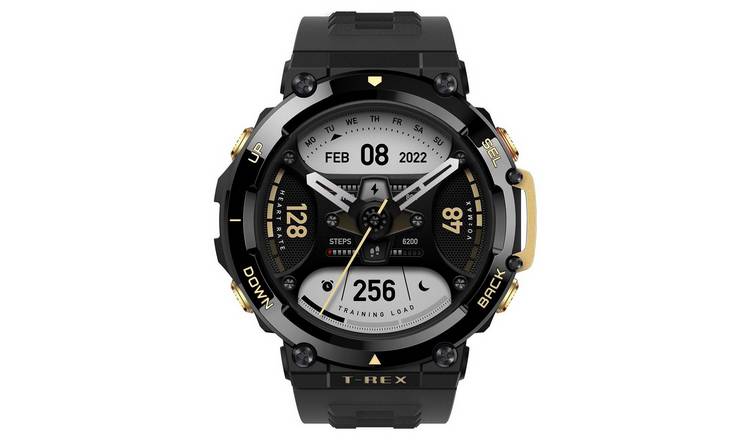 Amazfit T-Rex 2 Smart Watch - Astro Black and Gold