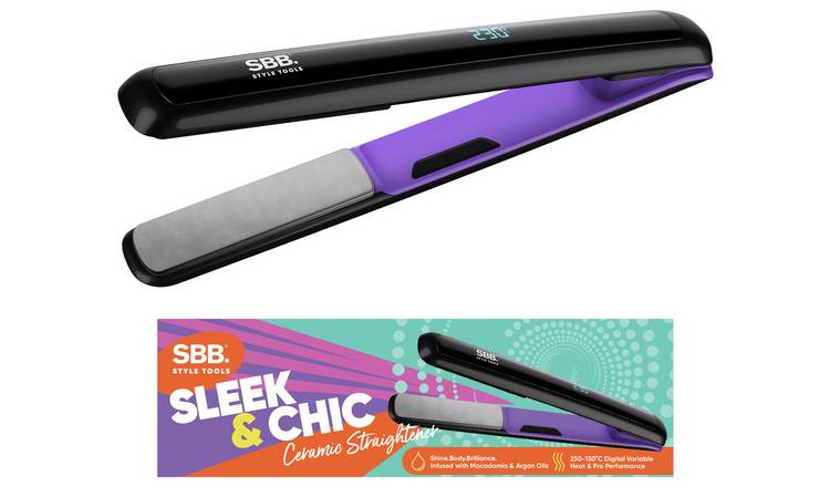 SBB SBST-1000 Sleek & Chic Ceramic Hair Straightener