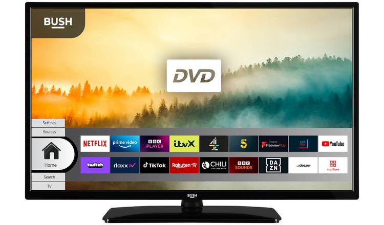 Voorstad Vloeibaar definitief Buy Bush 32 Inch Smart Full HD HDR Freeview TV / DVD Combi | Televisions |  Argos
