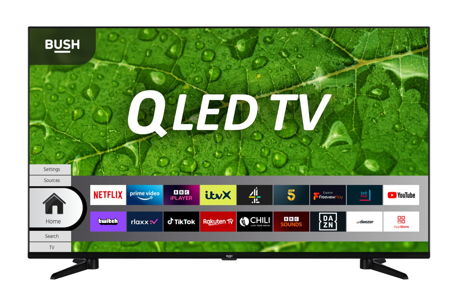 Bush 55 Inch Smart 4K UHD HDR QLED Freeview TV