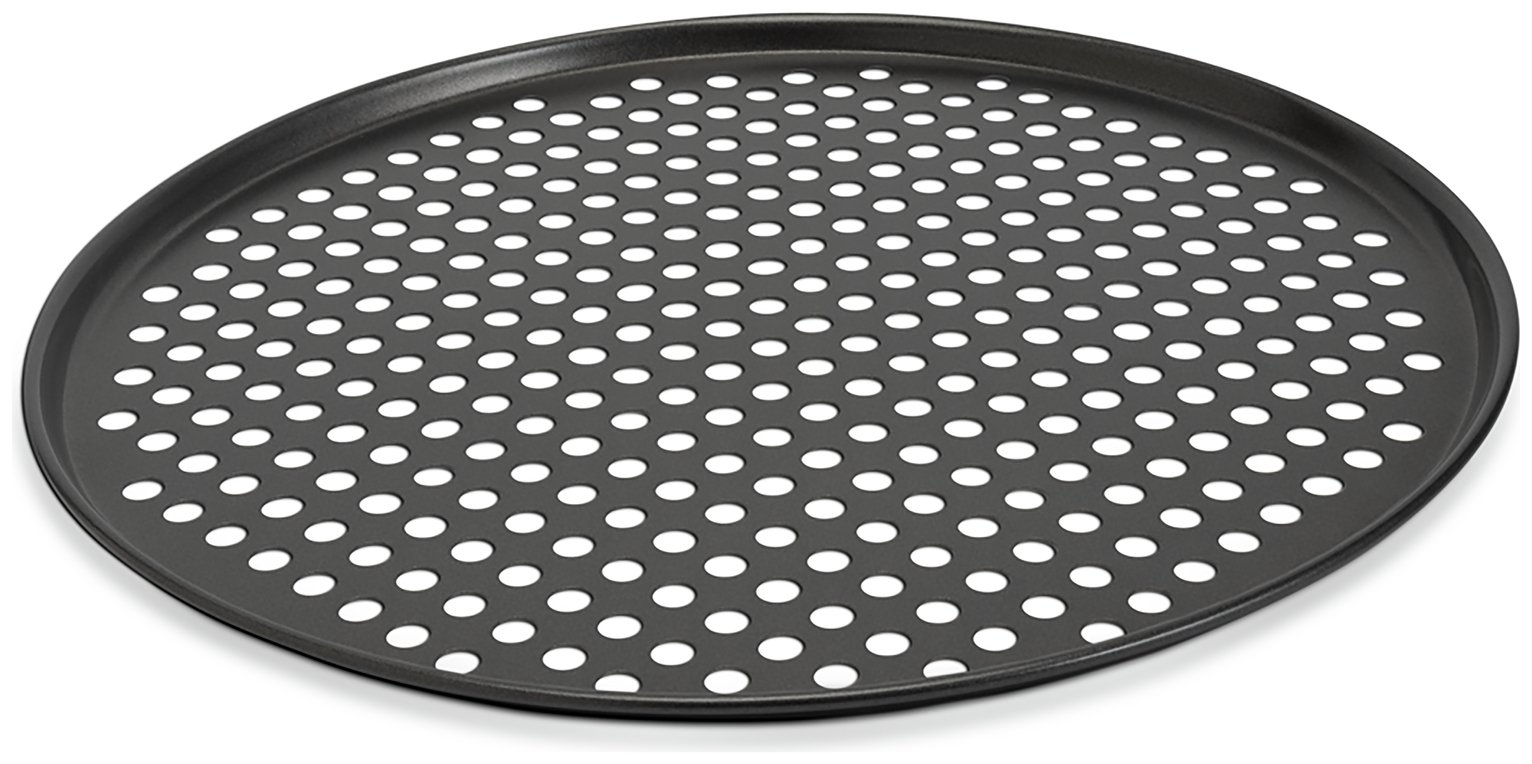 Habitat 36cm Carbon Steel Pizza Crisper