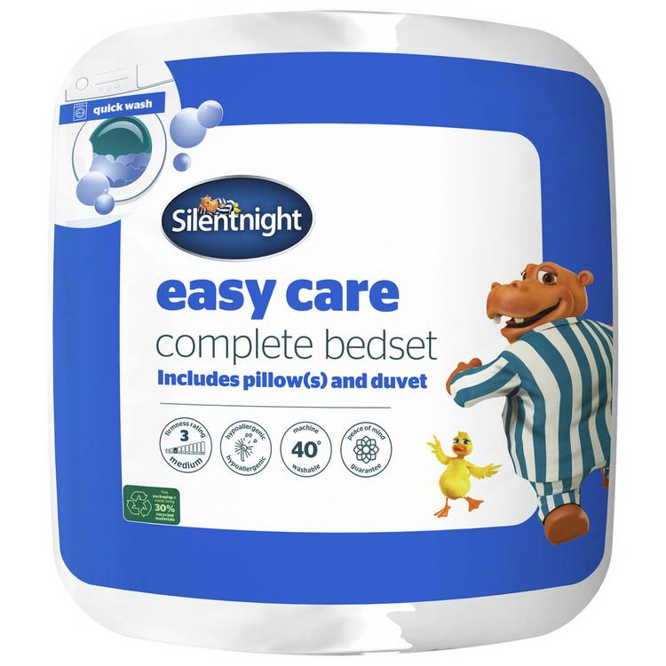 Silentnight Easy Care 10.5 Tog Duvet & 1 Pillow - Single 0