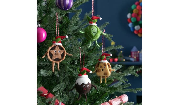 Buy Nourish the Nation Charity Felt Christmas Tree Decoration - Argos