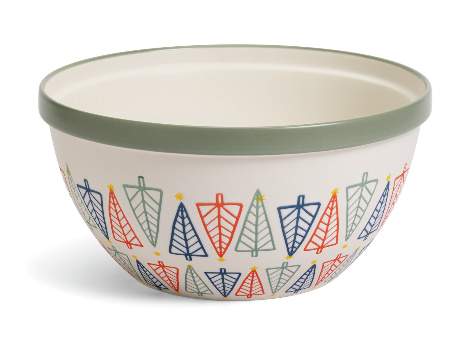 Habitat Stoneware Mixing Bowl - White