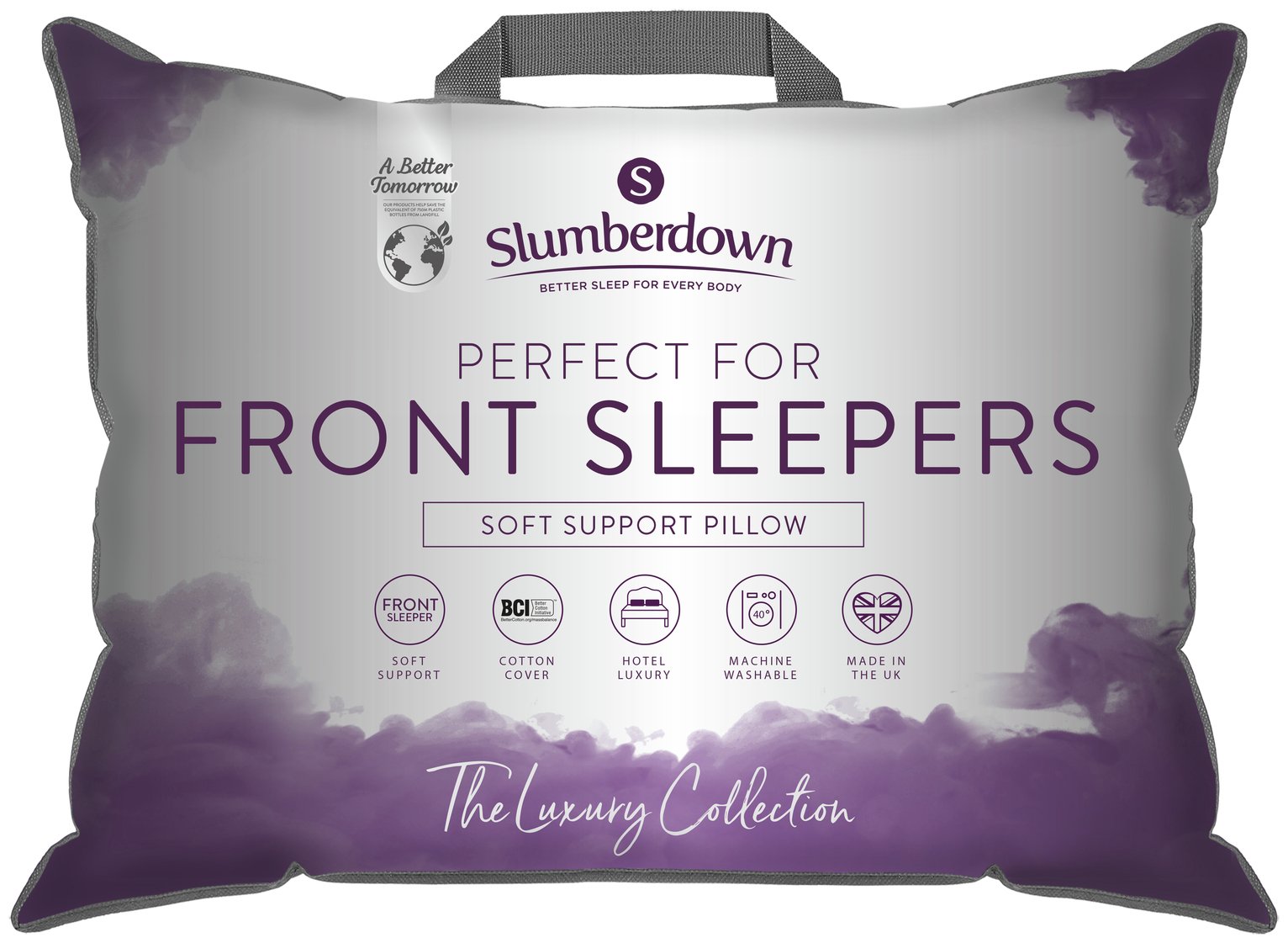 Slumberdown Perfect Soft Support Front Pillow