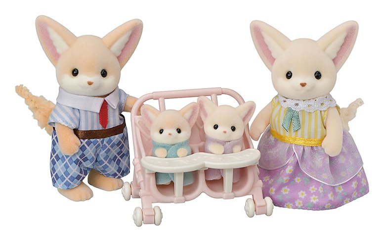 Sylvanian Families Fennec Fox Family 