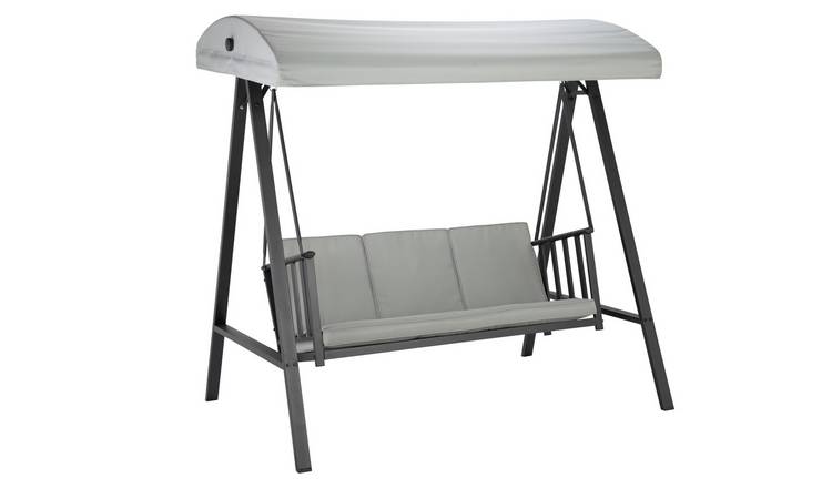 Buy Argos Home Tapiola Metal 3 Seater Swing Chair | Hammocks and swing