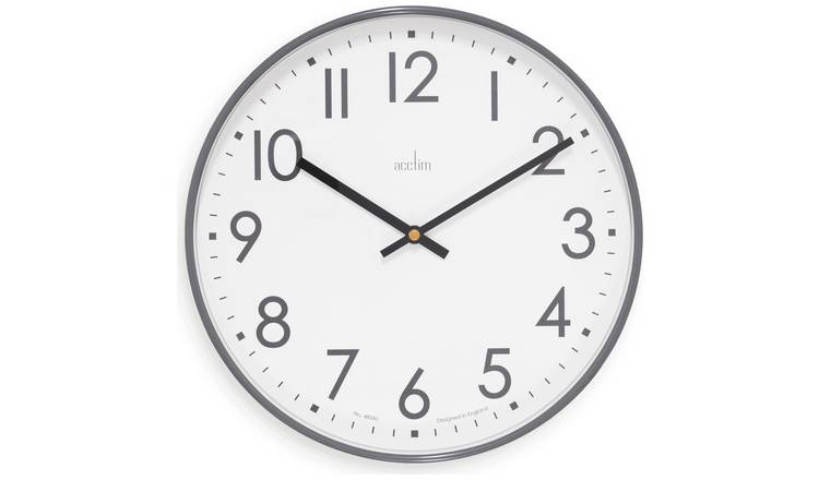 Acctim Harefield Analogue Wall Clock - Aston Grey