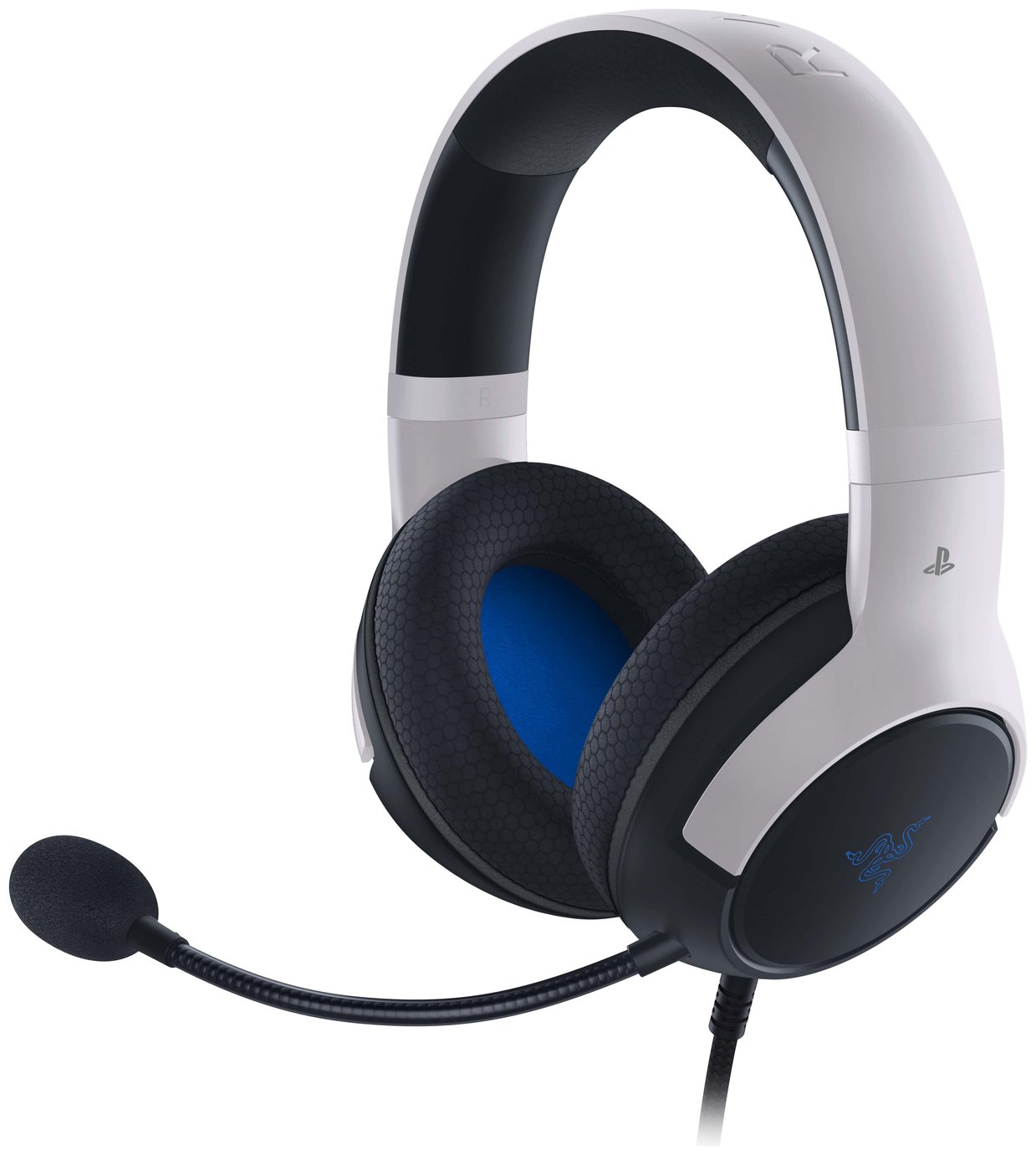 Razer Kaira X PS5 Wired Headset - Black & White