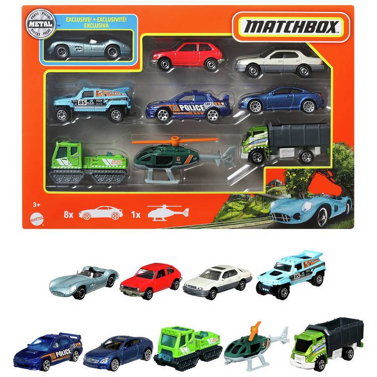 Matchbox Toy Car And Vehicle Set Assortment - Pack of 9 0