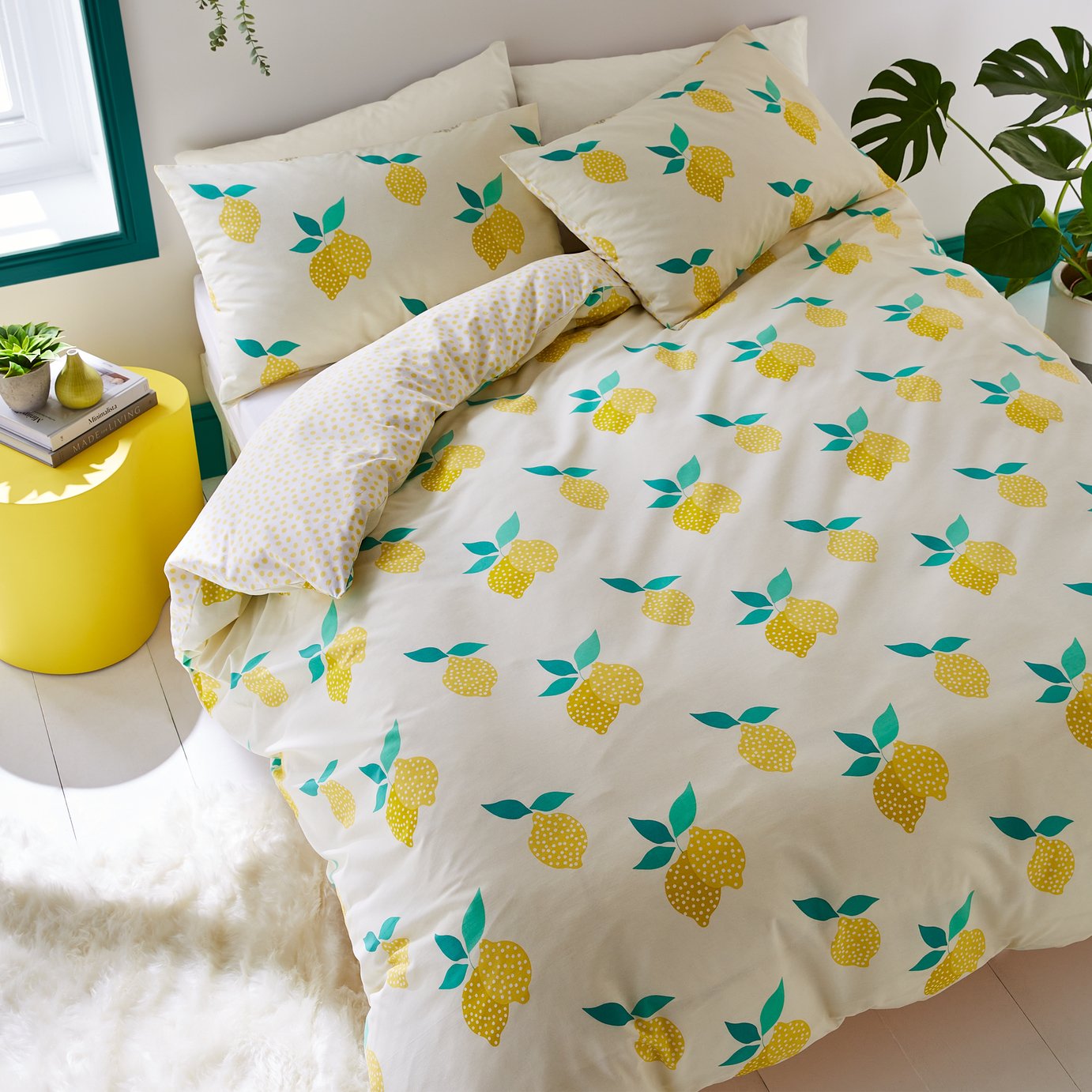 Sassy B Lemon Zest Yellow Bedding Set - Single