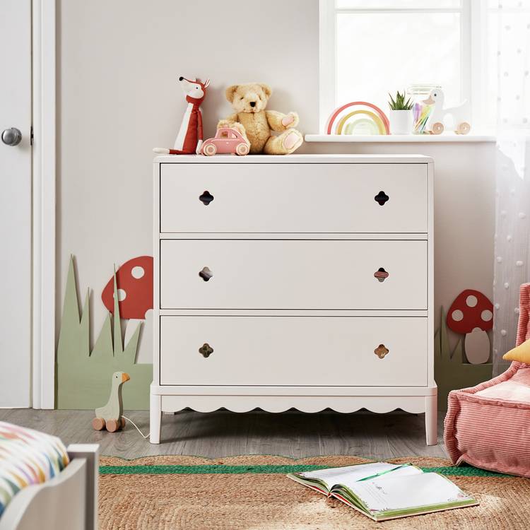 Habitat Kids Serena 3 Drawer Chest of Drawers - Ivory 0