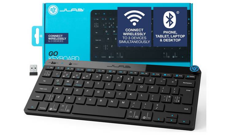 JLab GO Wireless Bluetooth Keyboard - Black