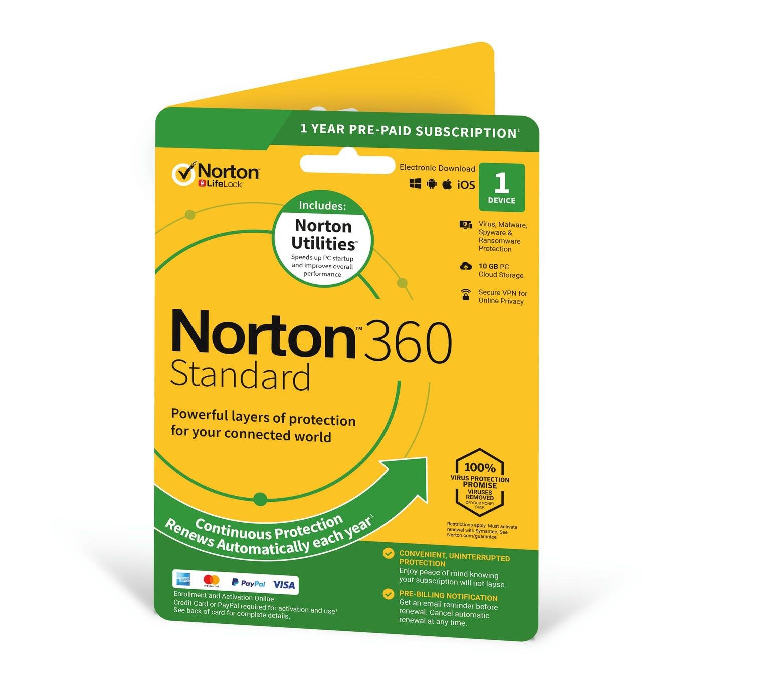 Norton 360 Standard & Utilities - 1 Device - 1 Year