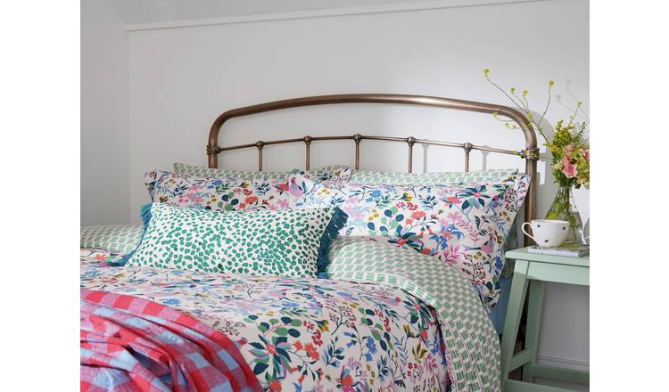 Buy Joules Cotton Pheasant Floral White Bedding Set - Single